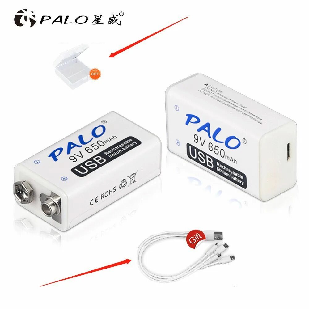 Аккумулятор 9 usb. Аккумулятор крона 9v li-ion. аккумулятор palo 9v. батарейка аккумуляторная крона 9v. аккумулятор крона 9v li-ion 650.