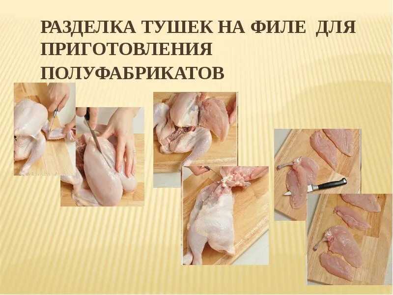Обработка филе