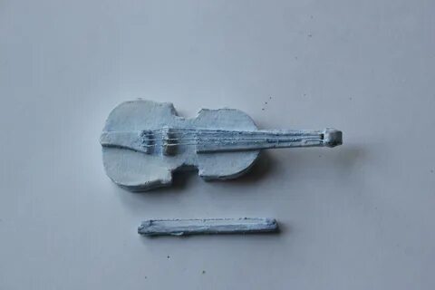 Скрипка из картона