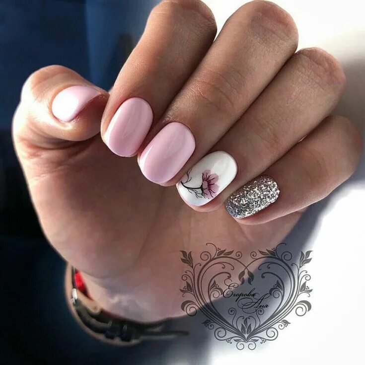 trendy nail art designs 2017 trends Styles 7 Pink acrylic nails, Square acryli