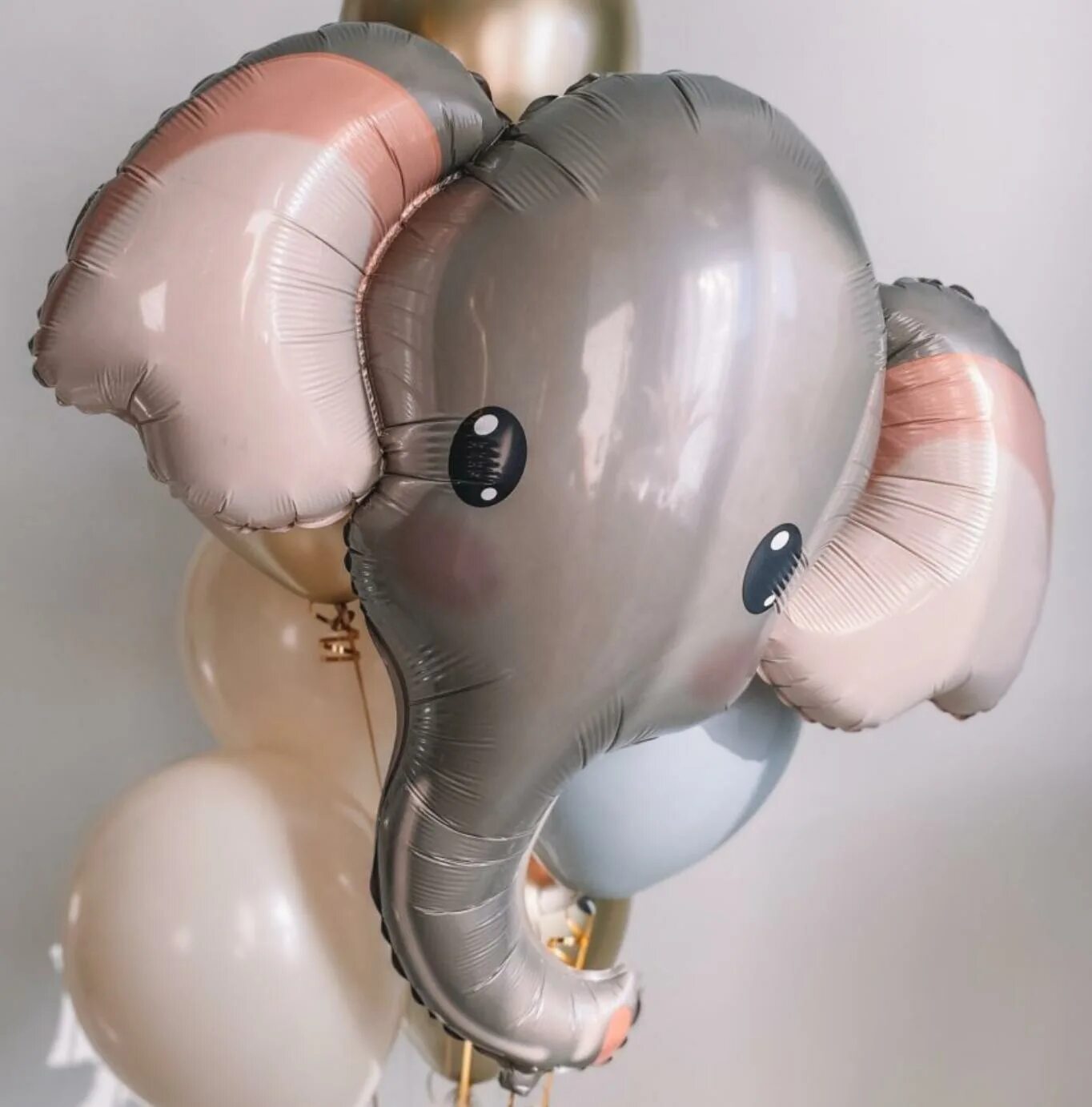 Слон из шаров. Шар Слоник. Фольгированный шар Слоник. Слон на воздушных шариках. Фольгированные шары Слоник.