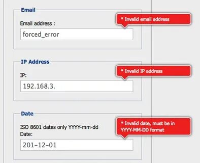 Invalid host address