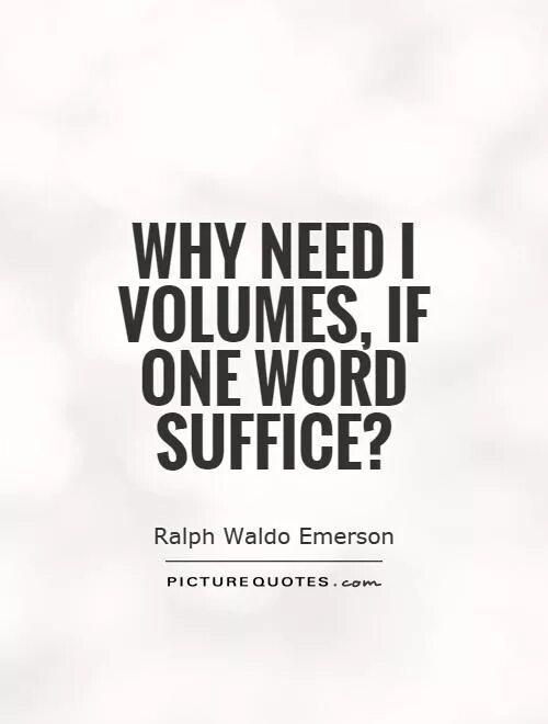 Is why no need to