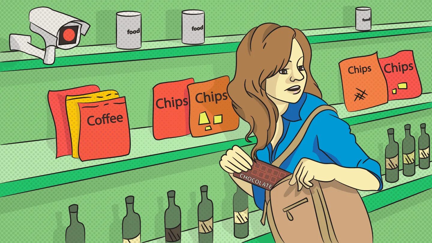 Шоплифтинг. Шоплифтер картинка. Shoplifting рисунок. Мелкое хищение для презентации.