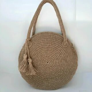 Женские сумки из джута