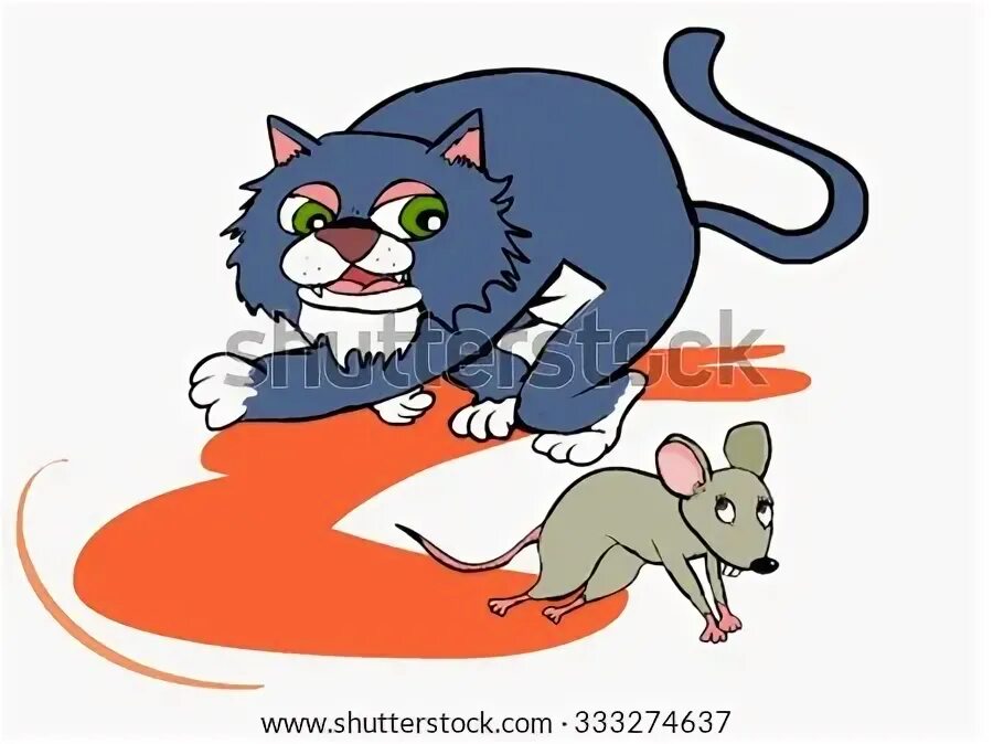 The cat was chasing the mouse. The cat was chasing the mouse
