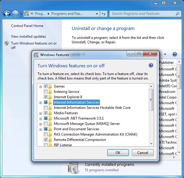 Iis windows настройка. Windows iis. службы iis в windows. internet information services windows 7. название службы iis windows 10.