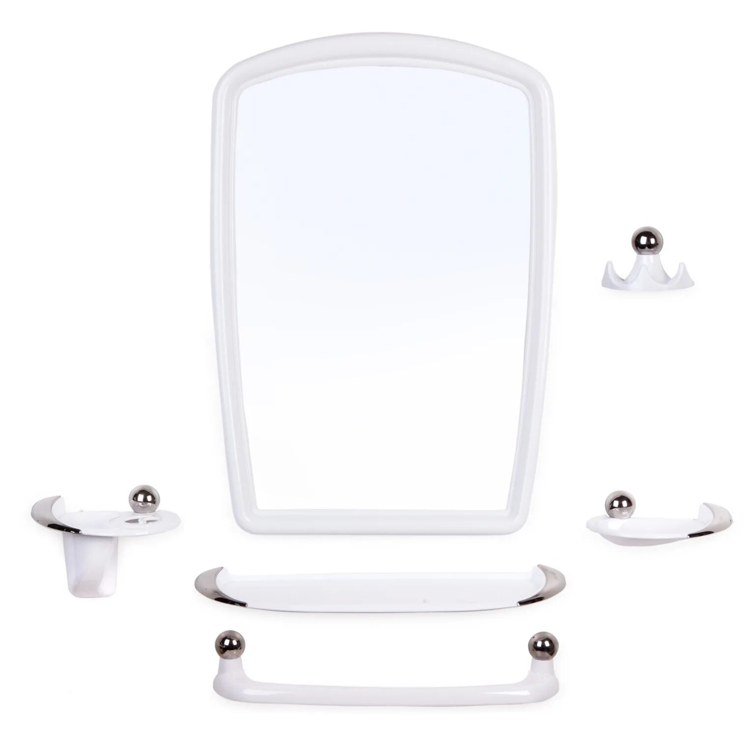 Зеркало 35х52 см, прямоугольное, снежно-белое, с полочкой, Berossi, нв 04101000. Berossi зеркало для ванной. Зеркало 35х52 см, прямоугольное, снежно-белое, с полочкой, Berossi, нв 05101000. Набор для ванной комнаты "Вива Грация". Набор для ванной с зеркалом