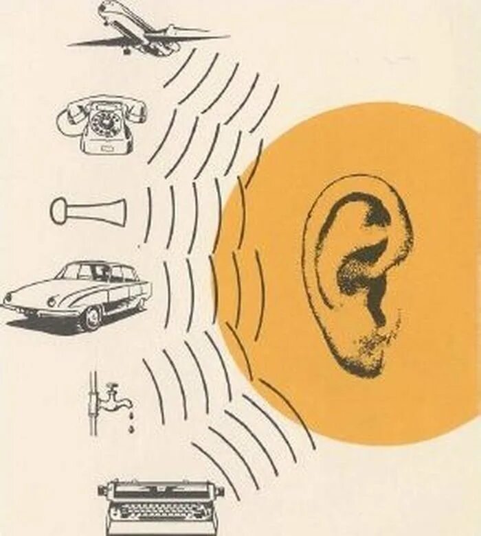 Раздражающие звуки для людей. Шум вредит здоровью плакат. Иллюстрация с шумами. Рисунок воздействие шума. Рисунок плакат на тему шум вредит здоровью.
