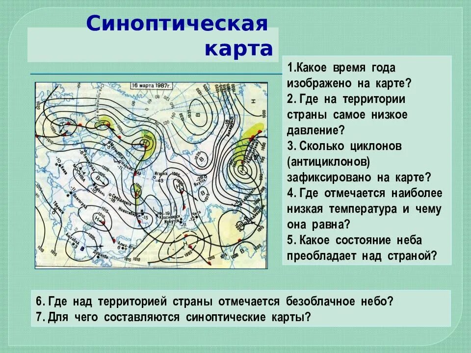 Откуда приходят циклоны. Циклон на синоптической карте. Давление на синоптической карте. Циклоны и антициклоны на синоптической карте. Где на территории страны самое низкое давление.