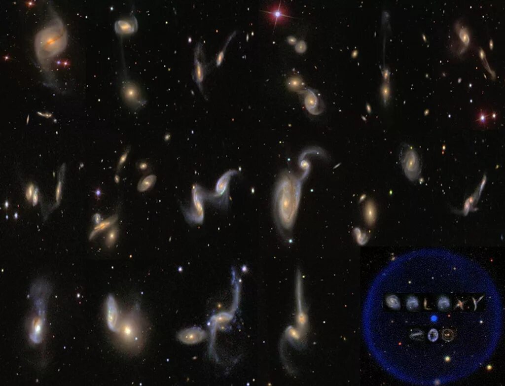 Что больше по размеру вселенная или галактика. Много галактик. Формы галактик Вселенной. Галактики разной формы. Галактики во Вселенной много.