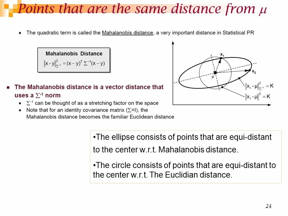 Same distance. Mahalanobis distance. mahalanobis norm. euclidian distance table. расстояние махаланобиса.
