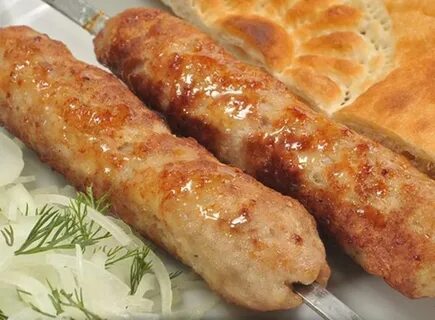 Люля кебаб из куриного фарша в духовке
