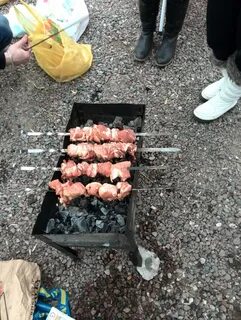 Первый шашлык