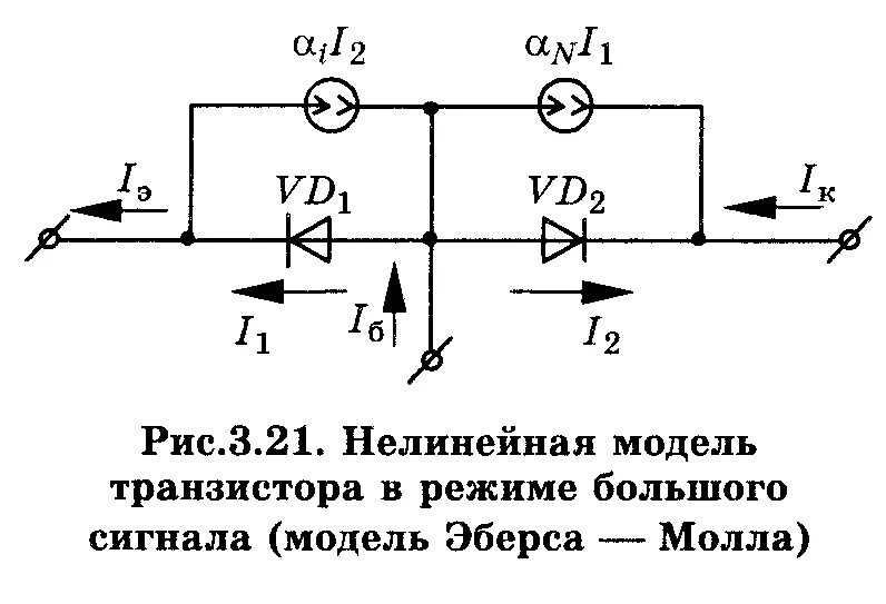 Эберса молла биполярного транзистора 1.2. Биполярные транзисторы