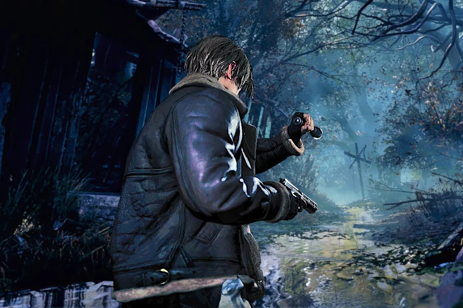 Резидент 4 ремейк. Leon re4 Remake. Игра playstation resident evil 4