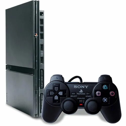 Sony 2 игровая приставка. Sony PLAYSTATION 2 Slim. Sony ps2 Slim. PLAYSTATION 2 Slimline. PLAYSTATION 2 Slim Black.