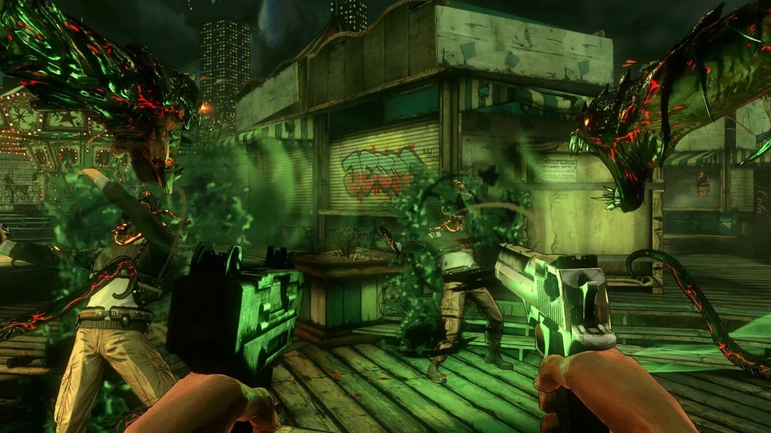 Игра где 2 парня. The Darkness 2 тьма. The Darkness 2: Limited Edition (2012) PC |.