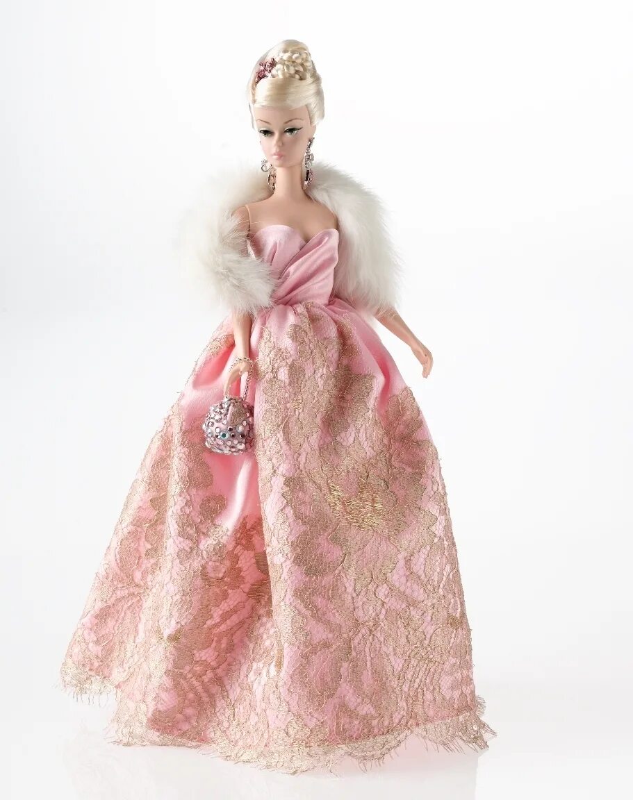 Barbie collections. Кукла barbie pink collection. наряды для кукол барби. платье для барби. барби в розовом платье.