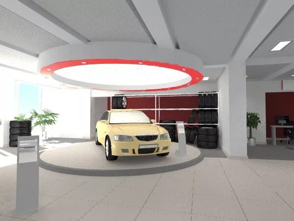 Pin by Rosane on Iluminação loja carros Car showroom design, Garage design, Show