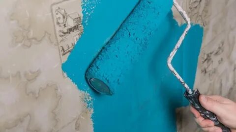 Какой краской можно красить бумажные обои