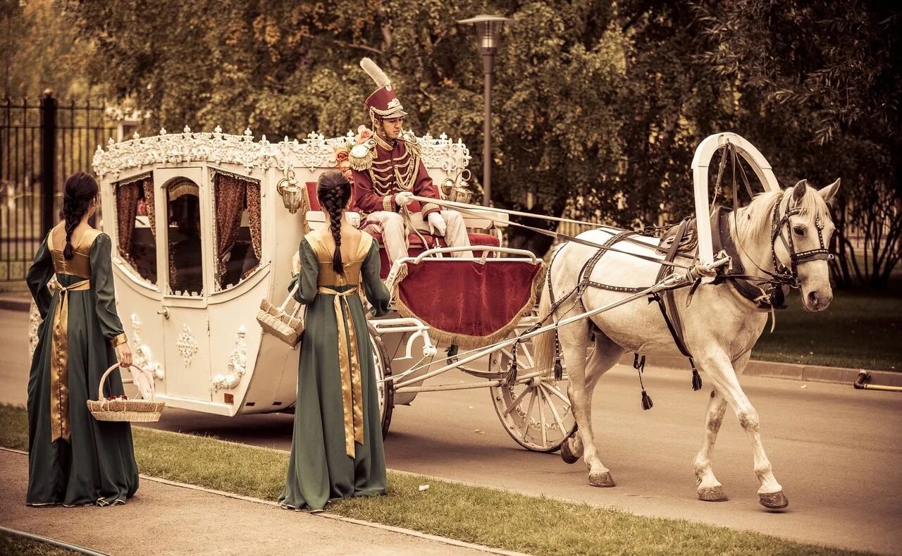 Кучер девочка. Карета. Женщина в повозке. Кучер девочка. Свадебная карета с лошадьми.