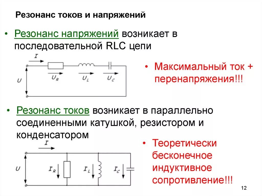 Полное сопротивление параллельной цепи. Резонанс токов и напряжений в цепи переменного тока. Схема резонанса напряжений переменного тока. Резонанс напряжений и резонанс токов в цепи. Резонанс напряжений переменного тока.