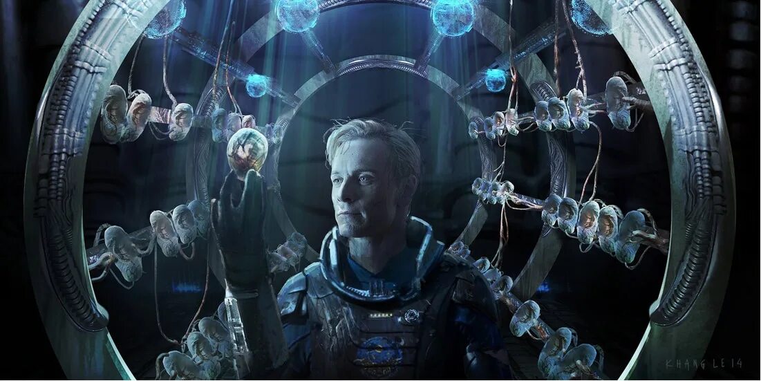 Prometheus stack. Чужой завет лаборатория дэвида. alien covenant prometheus концепт арт.