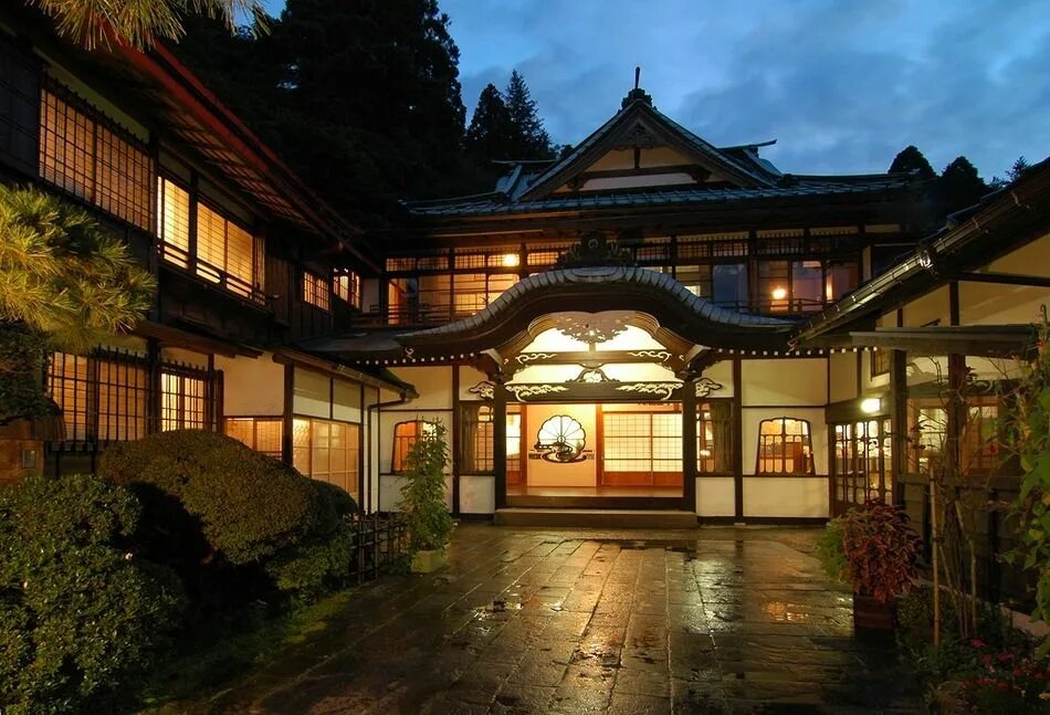Рекан отель в Японии. Традиционная японская гостиница рёкан. Рёкан гостиница в Японии. Постоялый двор Япония.