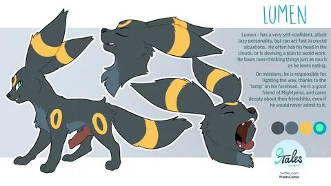 ...oc:lumen (9tales), eeveelution, fictional species, mammal, umbreon, fera...