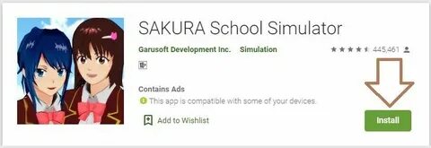 Sakura school simulator на пк