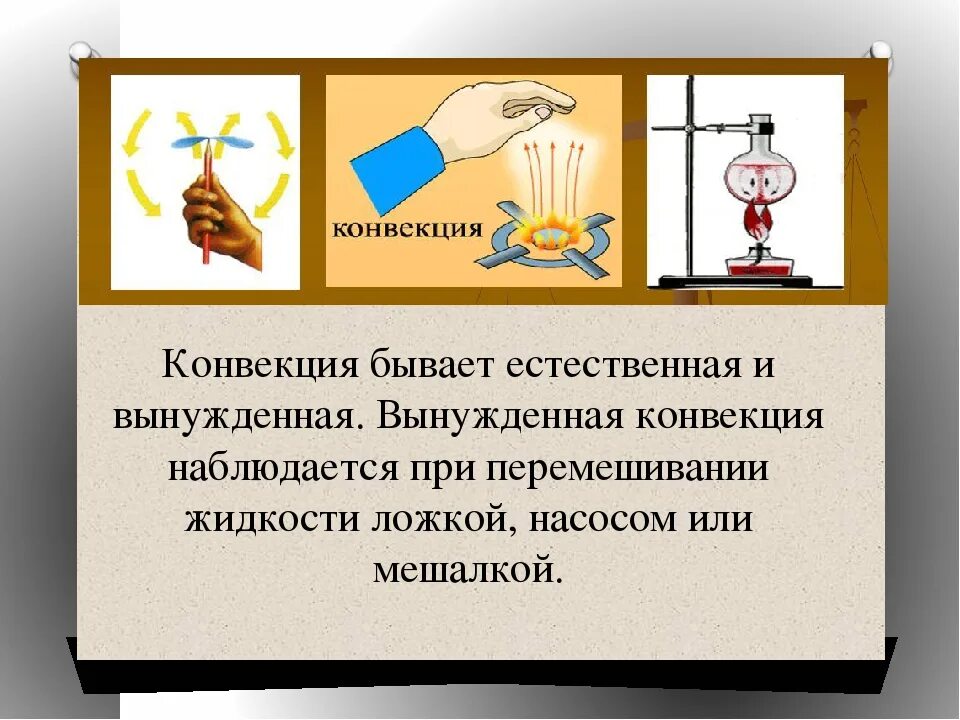 Конвекция. Конвекция естественная и вынужденная. Вынужденная конвекция. Вынужденная конвекция примеры.