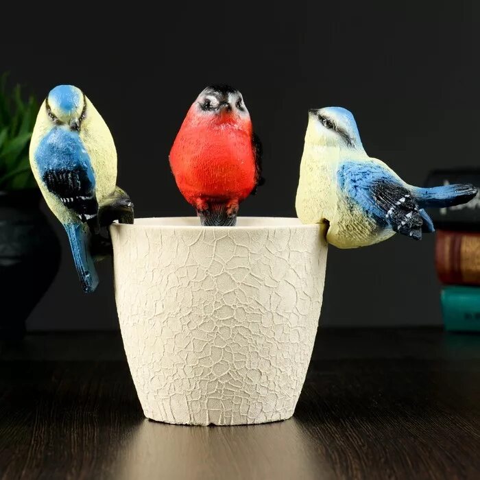 птица в горшочке