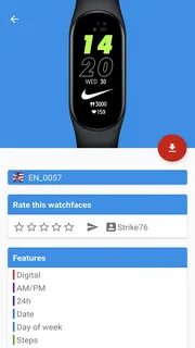Циферблаты smart band 8