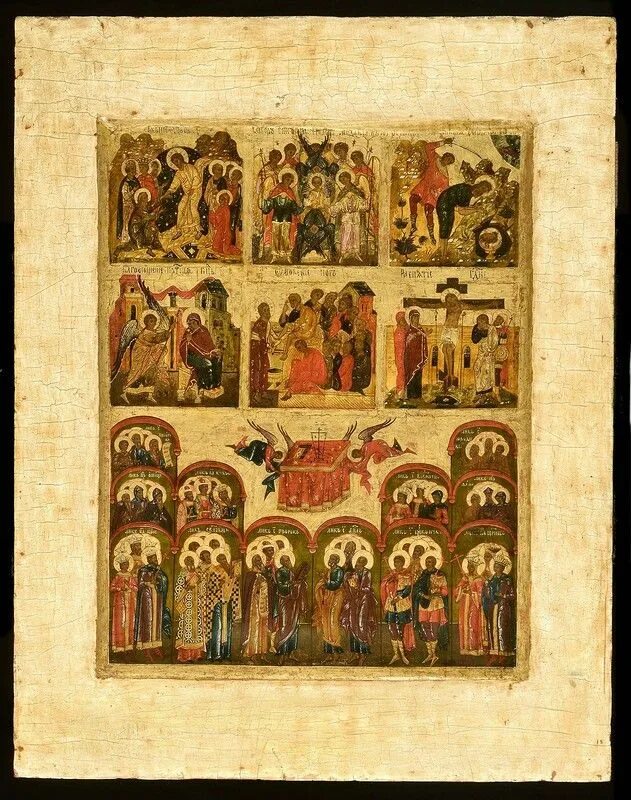 Икона шестоднев. Икона на оргалите. Икона шестоднев. Шестоднев творения икона. Шестоднев иконография.