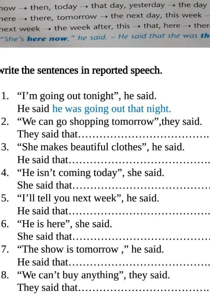 Rewrite the following statements in reported speech. Rewrite the sentences in reported Speech. Rewrite the following sentences in reported Speech. Rewrite the sentences in reported Speech i will go. Rewrite the sentences in reported Speech i enjoy travelling.