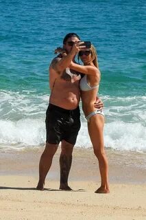 Christina Haack (Christina Anstead) - Spotted at the beach in Cabo San Luca...