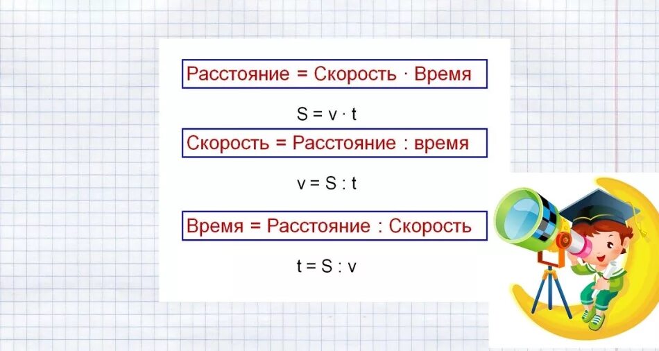 Скорость время км формула