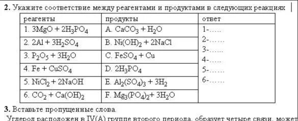 Схема реагенты и продукты реакции. Соответствие реагентов и продуктов реакции. Установи соответствие между реагентами и видом реакции. Установите соответствие между реагентами и продуктами реакции. Продукты реакции so2 o2