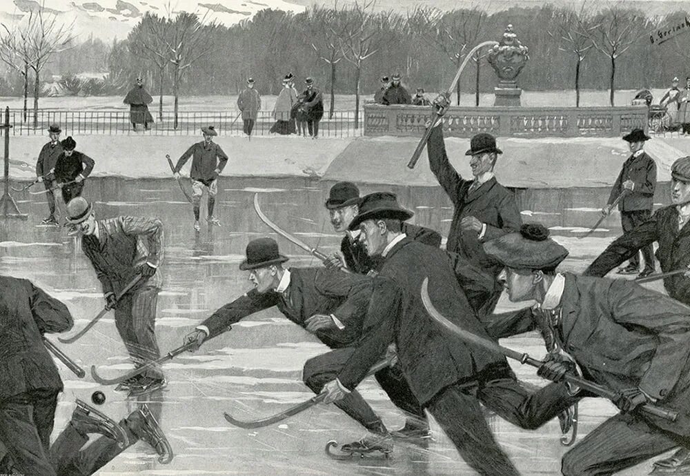 Появление первых игр. Первая хоккейная команда Канады 1904. Хоккей 1763. Хоккей 1870. Зарождение хоккея.