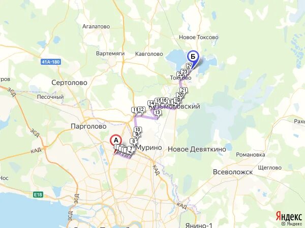 Метро токсово