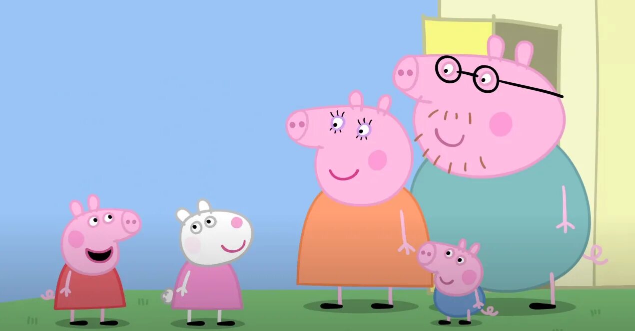 Вар пиг символ. Свинка пеппа с парашютом. Поехавшая свинка. Mummy pig look at george. Die pig die.