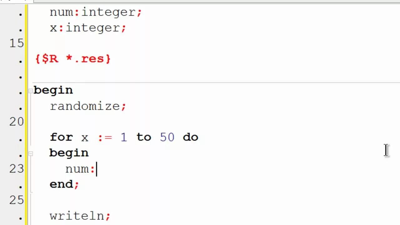Pascal coding. Паскаль код. randomize в паскале. pascal program example. num в паскале.