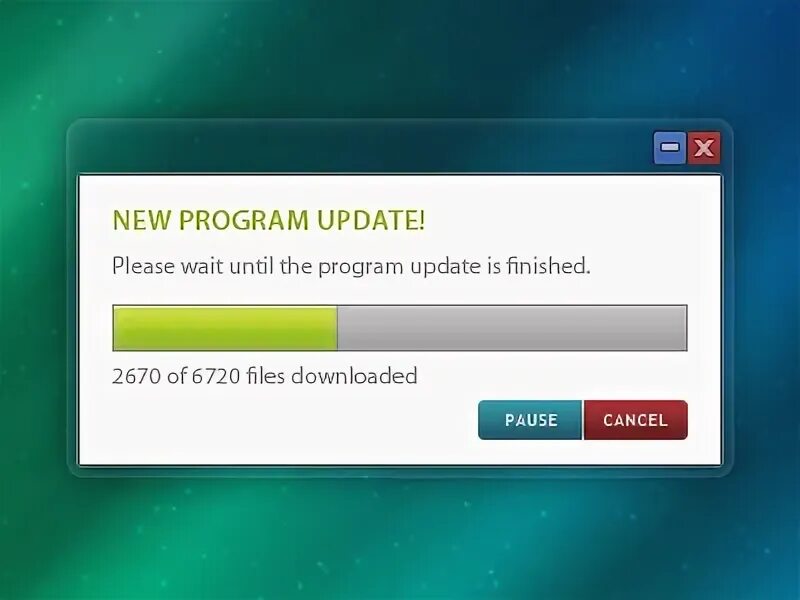 2 update program. Update finished. renovation programme.