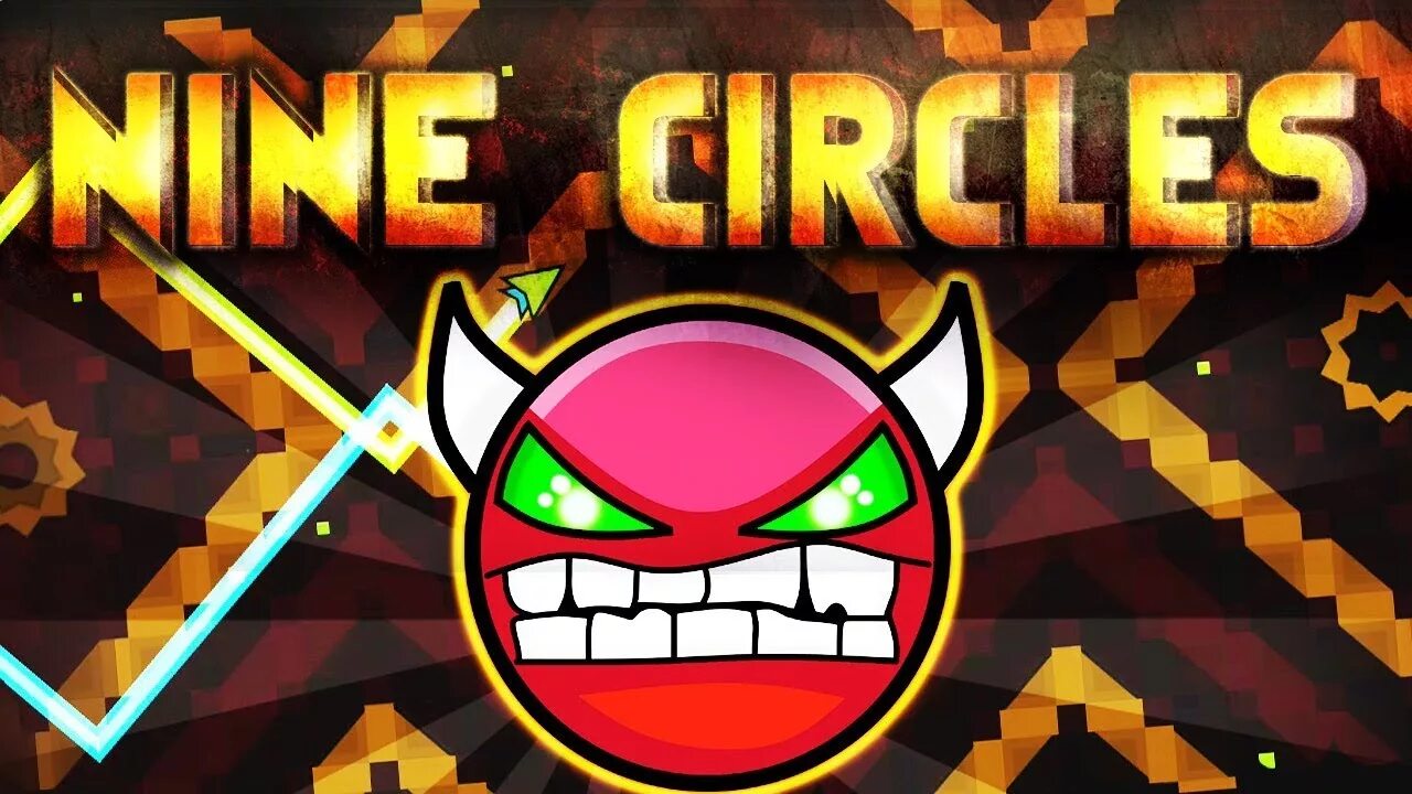 Nine circles password. Фон nine circles. Найн серклс геометрии даш. Nine circles by zobros. Nine circles gd.