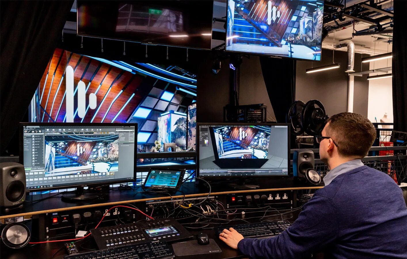 Light industrial. Light industrial. Production stage. Post production. Production of product.
