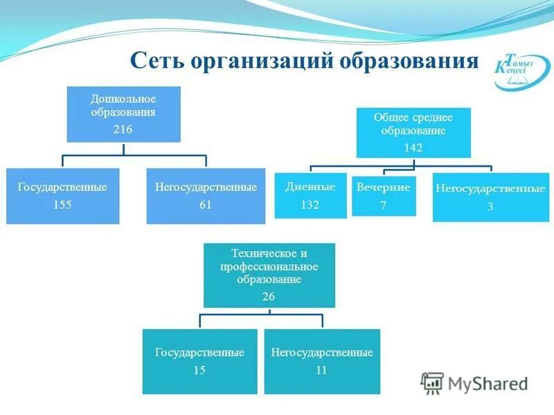 Контакты учреждений образования