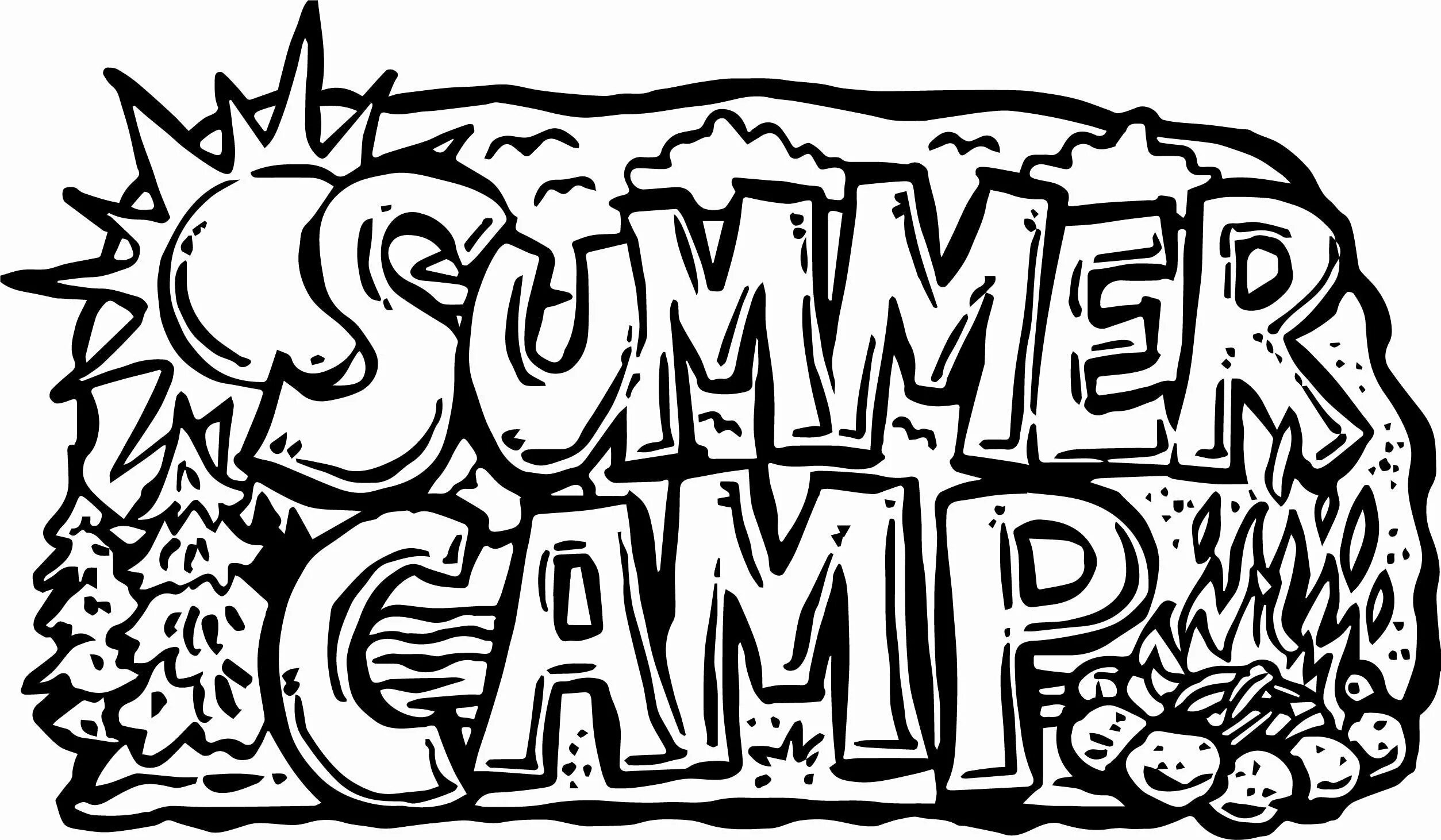 Раскраски для летнего лагеря. Раскраска лагерь. Раскраска детский лагерь. Раскраска лагерь для детей. Camping text