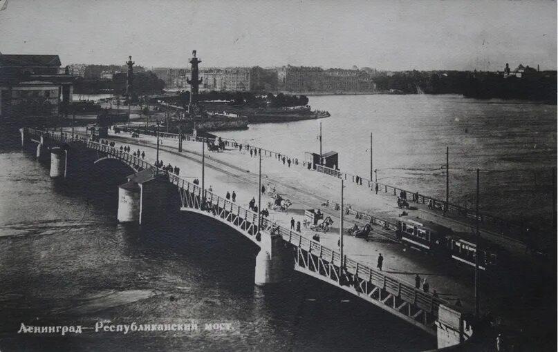 История дворцового моста в санкт петербурге