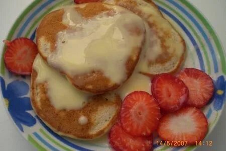 Рецепт банановых оладий с молоком